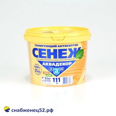 СЕНЕЖ Аквадекор Х2-111 (тик) - 2,5 кг